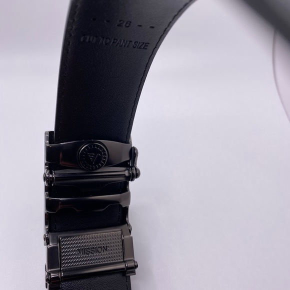 Leather Belt Cut To Pant Size Men’s Customized Belt Up Cuts Up to Size 40 - Picture 10 of 10